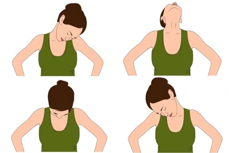 Wann Dir mam Hals mat Osteochondrose schafft, sollten all Aktiounen ganz lues duerchgefouert ginn